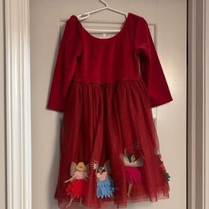 Mini Boden Red Fairy Tulle Costume Dress